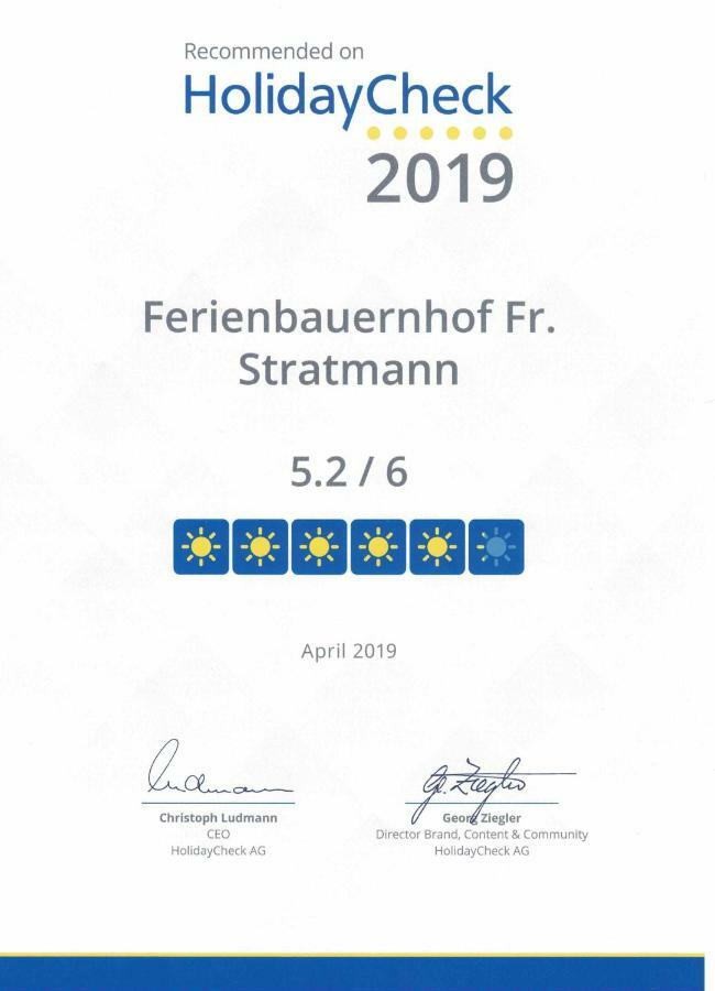 Ferienbauernhof Familie Stratmann Apartment